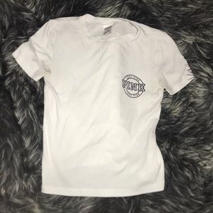 Fitted White Tee from PINK